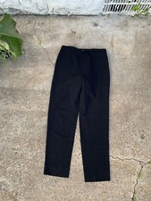 Giorgio Armani Trouser Pants Women  s 44 Black Buisness Wool Pleated