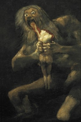 Wall Art Print Saturn by Francisco de Goya, 24'' x 36''
