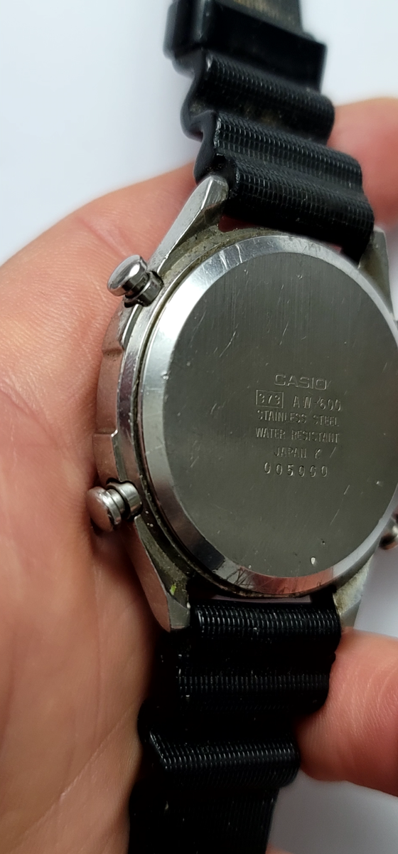 Casio AW-600 Chronograph Ana-Digi Module 373 Vintage Watch Casio AW-600 Chronograph Ana-Digi Module 373 Vintage Watch