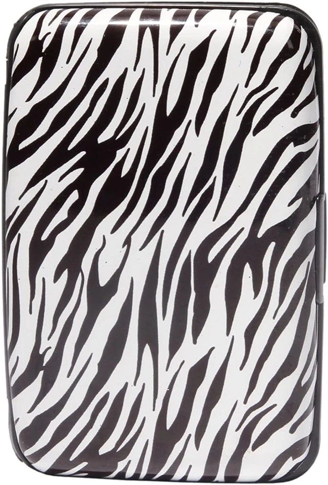 WHOLESALE BULK LOT of 50 Ducti RFID Aluminum Credit Card Wallet Case Zebra - Image 2 of 2