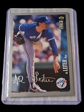 AL LEITER 1996 UPPER DECK  BASEBALL CARD 356 BLUE JAYS