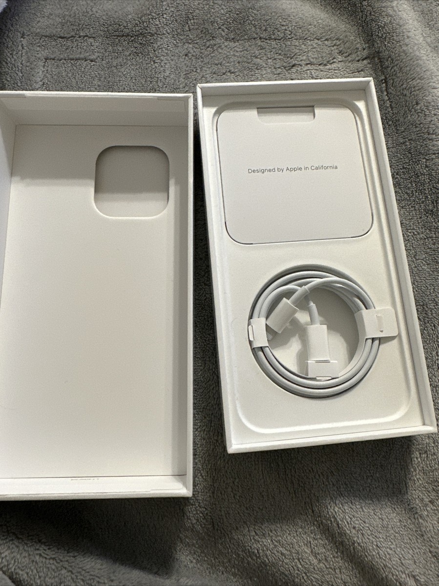 Apple iPhone 14 Pro Max Black 256GB Empty BOX ONLY with Charger | eBay