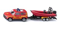 1608 Siku Land Rover Defender Mit Boot