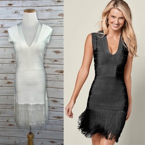 venus slimming fringe dress