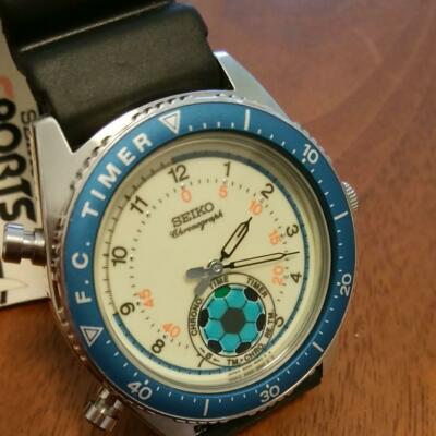 R7-2937 SEIKO 8M32-6010 TIMER グリーン Seiko Chronograph New
