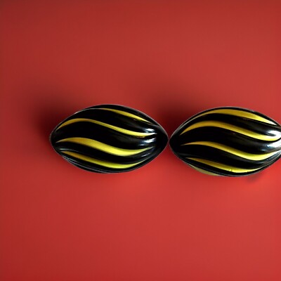 Foam Footballs 9'' Spiral  (Bag of 2) Black With Gold Stripes