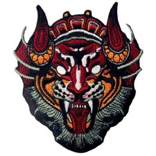 Embroidered Clothing Iron Sew On Patches transfers Badges appliques Monster Mask