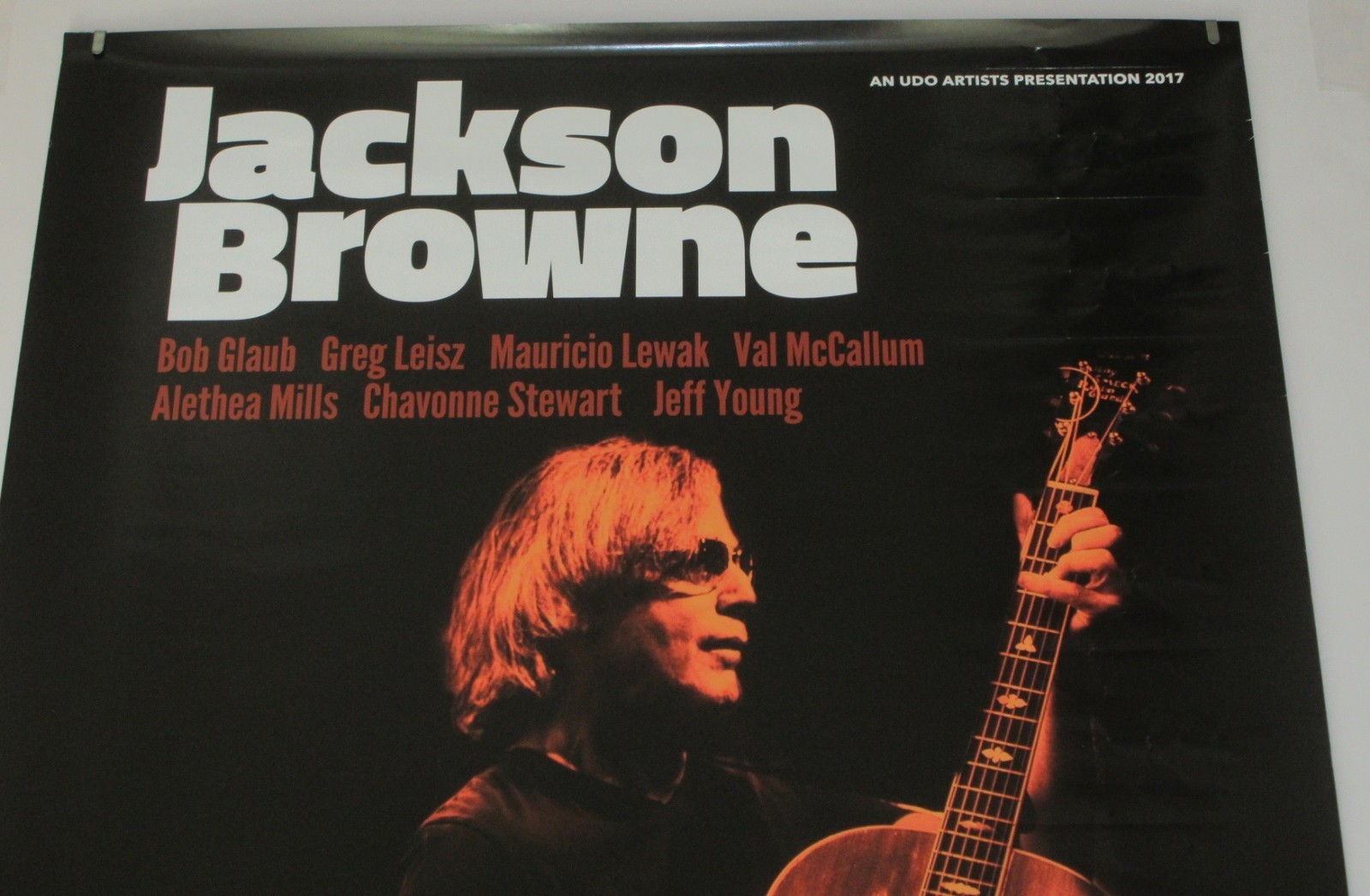 JACKSON BROWNE Japan PROMO ONLY official TOUR POSTER 2017 other JB in