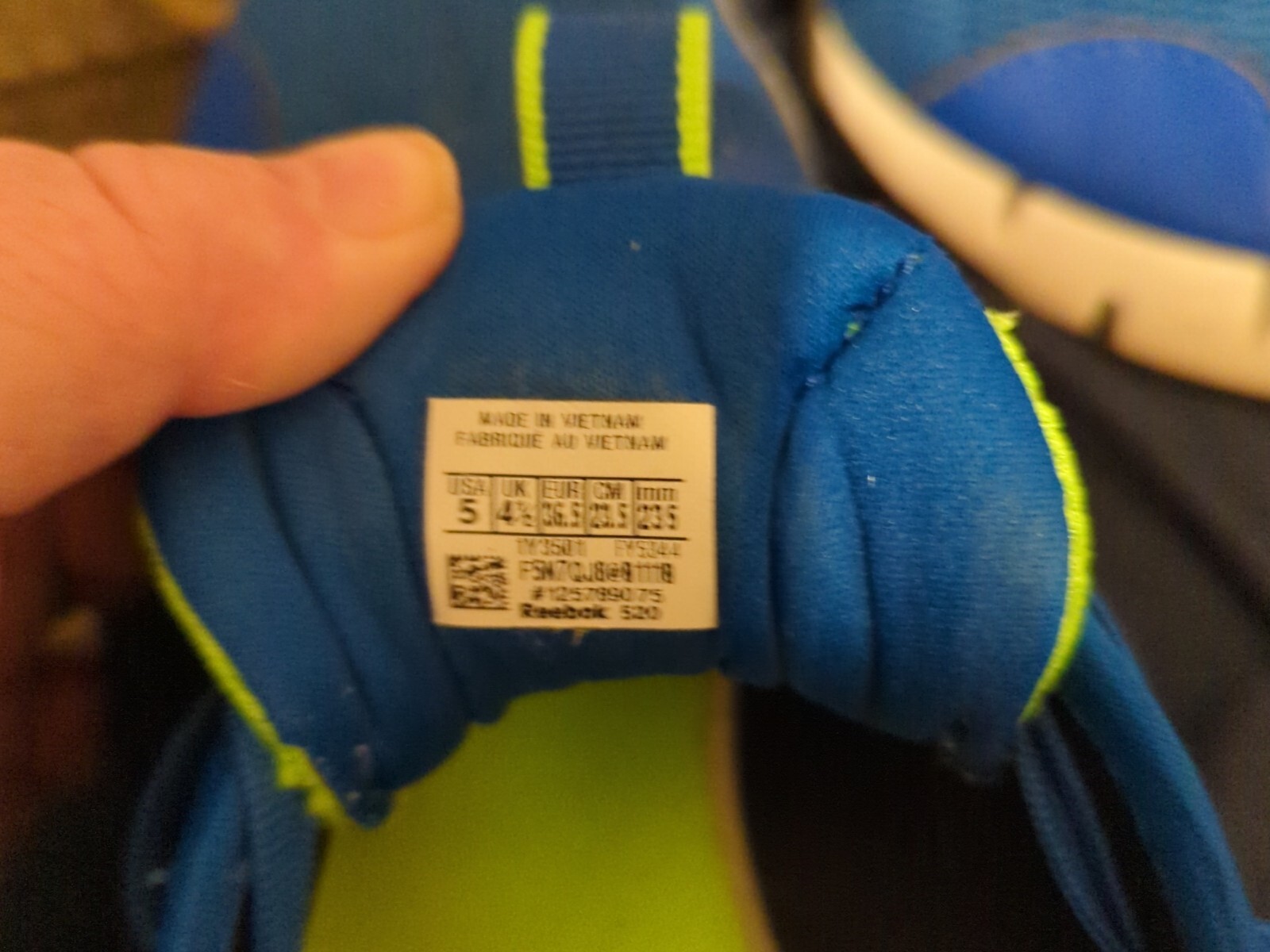 Reebok Mens Zig Dynamica Blue Running Shoes Sneakers … Gem