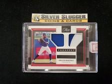 2022 Orelvis Martinez Panini Three and Two Prospect Dual Jersey Patch /49 Jays