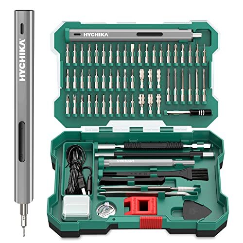 PRECISION SCREWDRIVER SET Mini Electric Magnetic Bits 67 in 1 HYCHIKA