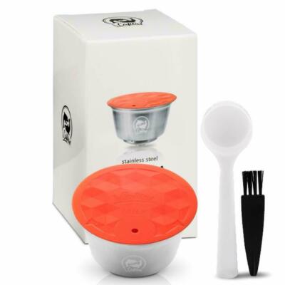 i Cafilas Stainless Steel Reusable NESCAFE Dolce Gusto Capsule Pod Milk Version