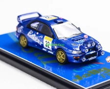 GB Fine 1:64 Blue #32 GC8 WRC Rally Sports Diecast Model Collect Car