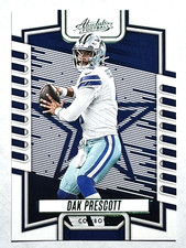 DAK PRESCOTT Dallas Cowboys 2023 Panini Absolute GREEN FOIL PARALLEL Card #26