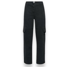 Aritzia Wilfred Free Women's Size 00 Maeve Cargo Pants Black Utility Pockets