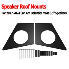 For 2017-2024 Can Am Defender Speaker Roof Mounts Kit Fits 6.5'' Speakers 2018