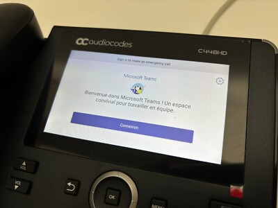 IP-Telefon - Audiocodes C448HD - POE - Microsoft Teams IP-Telefon