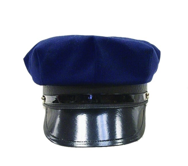 Police Officer Cap – Cotton – Chauffeur – Costume Accessory