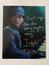 INDIRA VARMA In Person Signed Autograph 20x25cm Obi Wan Kenobi
