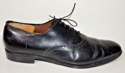 ALLEN EDMONDS DANBURY BLACK LEATHER OXFORD DRESS SHOES 12 B  display picture 1