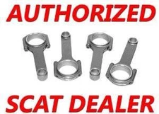 HONDA/ACURA SCAT H-BEAM FORGED CONNECTING RODS K24A2 K24A K24A4 ARP 2000 BOLTS 