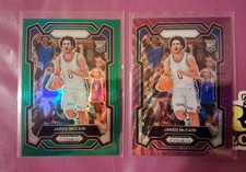 2024 Prizm Prizm Jared McCain Rookie Lot 2 Purple Wave Prizm, Green Prizm RC