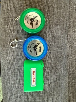 Vintage Jacks & Balls set and Two YoYo's
