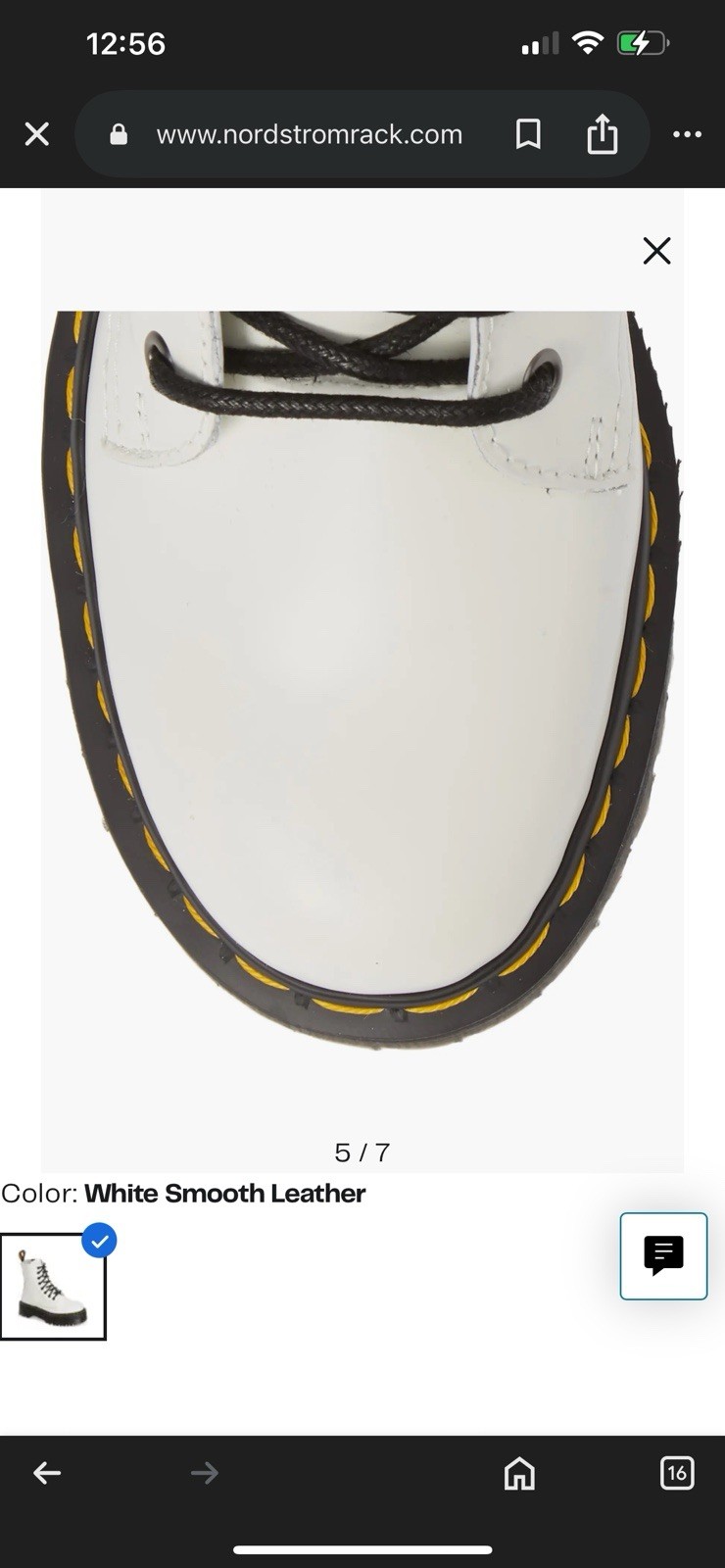 SAOLA Stivali da combattimento Dr. Martin bianchi unisex in pelle con suola robusta e design stringato