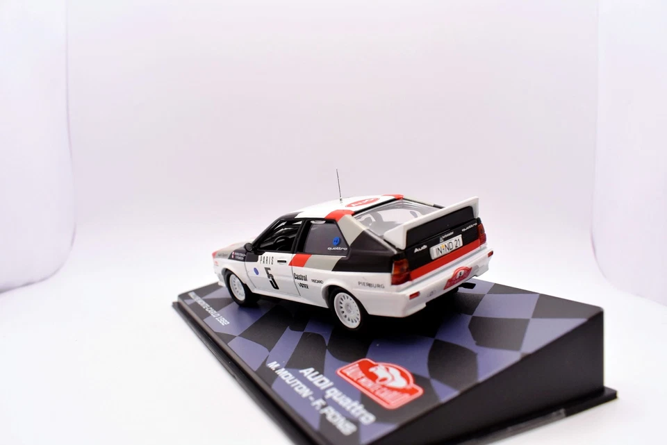 modellino auto rally scala 1:43 Audi quattro modellismo diecast collezione ixo c - Immagine 4 di 4