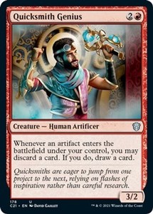 Quicksmith Genius - Commander 2021 (C21) #178 Uncommon