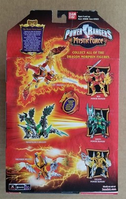 POWER RANGERS MYSTIC FORCE RED RANGER FURY DRAGON BANDAI 2006 MINT