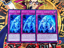 3 x Krystal Avatar mvp1-ens11 1st Edition (NM) Secret Rare Yu-Gi-Oh!