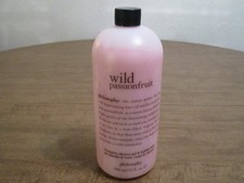 PHILOSOPHY WILD PASSIONFRUIT SHAMPOO SHOWER GEL & BUBBLE BATH 32 OZ 1.09 per gallon