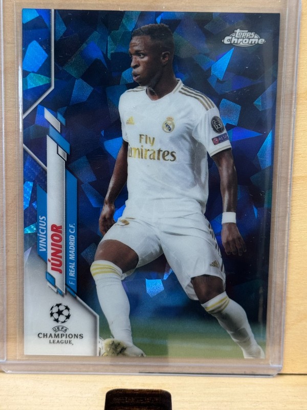 2019-20 Topps Chrome Sapphire Vinicius Junior #33 Real Madrid Vini Jr Brazil