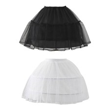 Women's Petticoat Soft Summer Skirt Puffy Tutu for Wedding Princess Ballet Dance