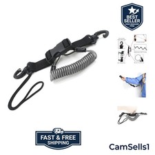 One Stainless Steel Scuba Diving Lanyard Stainless Steel Spring Coiled Lanyar...