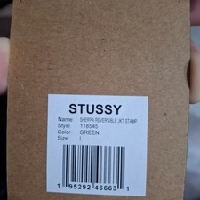 Stussy Fleece Jacket, Size L, Brand New, Reversible