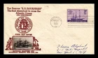 DR JIM STAMPS US COVER STEAMSHIP SAVANNAH FDC SCOTT 923 CROSBY PHOTO CACHET