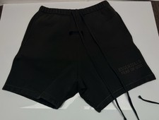 Fear of God ESSENTIALS black sweatshorts FW20, men's size XS, good condition