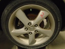 Wheel 17x7 Alloy 5 Angled Spokes Fits 03-04 Mazda 6 1807822