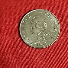 1979 French Polynesia 20 Francs  High Grade Collector Coin Free Shipping M115