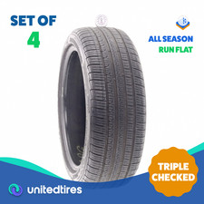 Set Of 4 Used 20545r17 Pirelli Cinturato P7 Run Flat 88v - 732