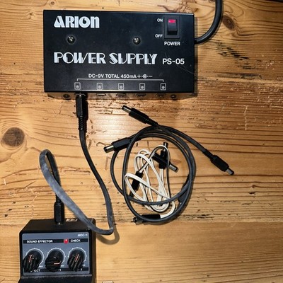 ARION PS-05 DC 9V Netzteil mit Kabeln