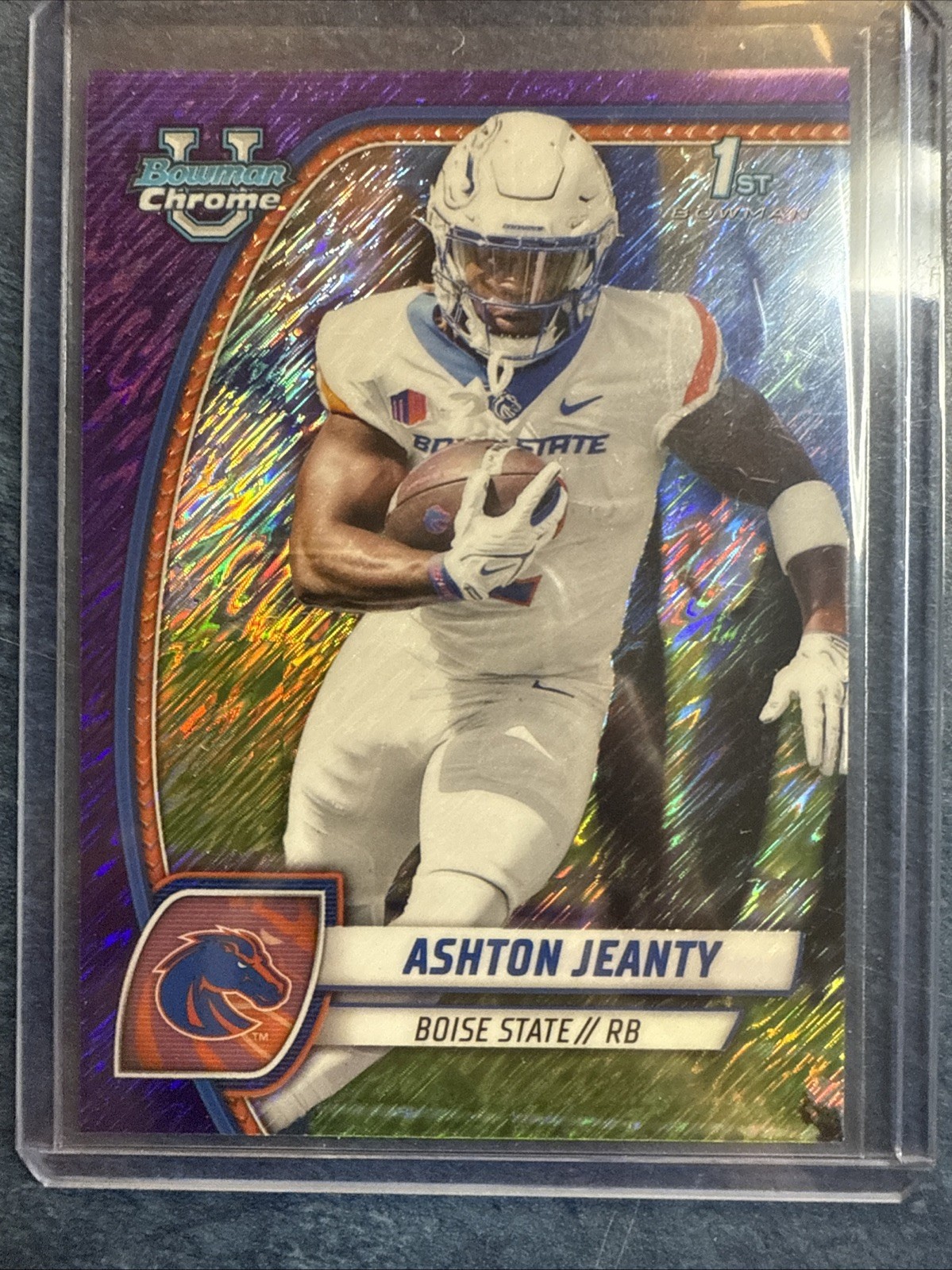 2024 Bowman University Chrome - Ashton Jeanty #17 Purple Shimmer Refractor (RC)