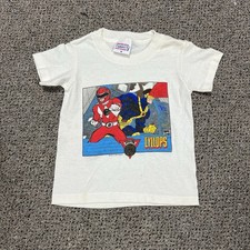 Vintage Kids Marvel Power Ranger And Cycloops T Shirt