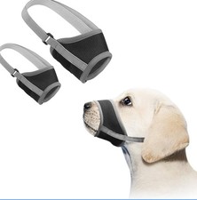 Dog Muzzle 2 Pcs, Prevent Biting, Chewing, and Barking