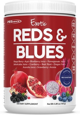 PEScience Exotic Reds & Blues, Red Superfoods Powder with Myo-Inositol, Beet Roo