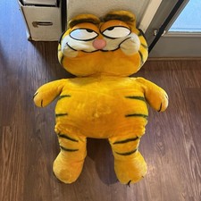 Vintage 1981 Ultra RARE Dakin Garfield The Cat Plush Huge  Fat 32  Fun Farm