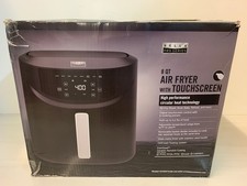 Bella Pro 8QT Air Fryer Touchscreen w/ Divider Black, Model 90241