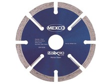 Image of MEXCO X90 Grade Mortar Raking Diamond Saw Blade 115 x 22mm MEXMRX90115
